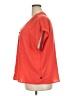 Banana Republic 100% Polyester Orange Short Sleeve Blouse Size XXL - photo 5