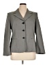 Kasper 100% Polyester Houndstooth Gray Blazer Size 14 - photo 1