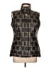 Tory Burch 100% Polyester Gold Vest Size L - photo 1