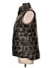 Tory Burch 100% Polyester Gold Vest Size L - photo 5
