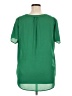 Pleione 100% Polyester Green Short Sleeve Blouse Size XL - photo 2