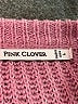 Pink Clover 100% Polyester Stripes Pink Pullover Sweater Size L - photo 7