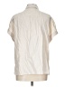 Max Studio Ivory Short Sleeve Blouse Size L - photo 2