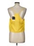 Topshop 100% Polyester Yellow Sleeveless Top Size 12 - photo 2