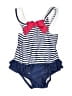 Gymboree Stripes Blue One Piece Swimsuit Size 12-18 mo - photo 1