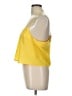 Topshop 100% Polyester Yellow Sleeveless Top Size 12 - photo 5