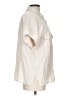 Max Studio Ivory Short Sleeve Blouse Size L - photo 4
