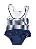 Gymboree Stripes Blue One Piece Swimsuit Size 12-18 mo - photo 2