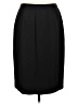 Talbots 100% Polyester Solid Black Formal Skirt Size 12 - photo 1