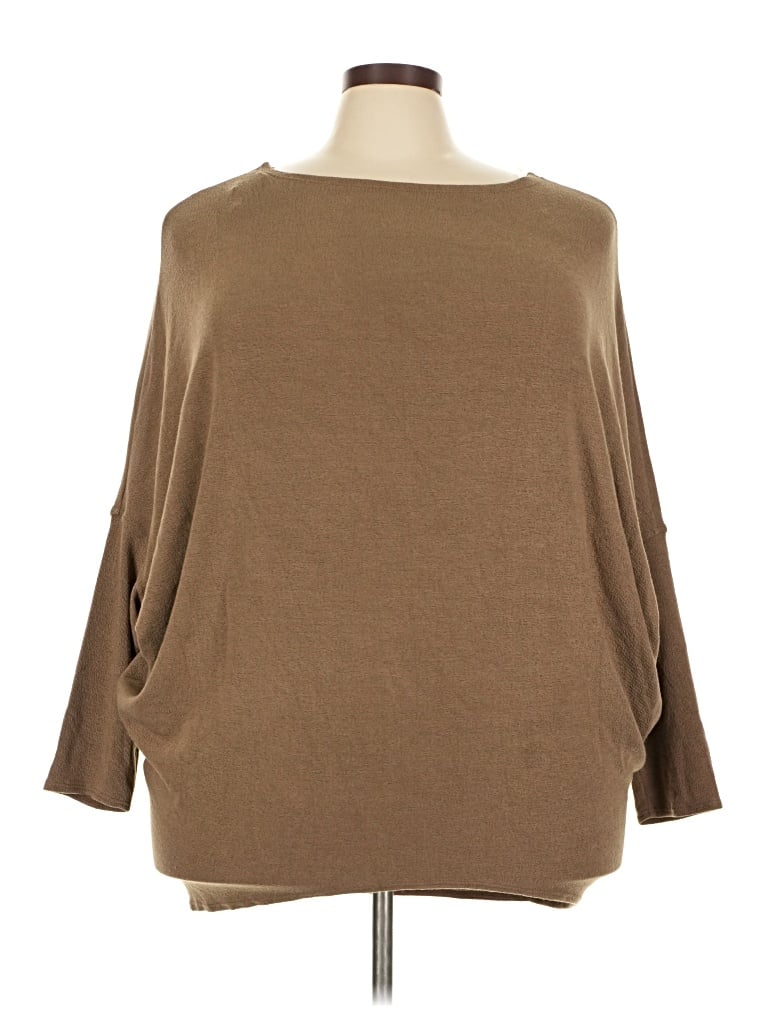 Pre-owned Charlotte Avery Pullover Sweater In Brown