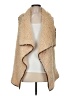 I. Joah 100% Polyester Tan Faux Fur Vest Size M - photo 1
