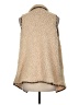 I. Joah 100% Polyester Tan Faux Fur Vest Size M - photo 2