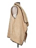 I. Joah 100% Polyester Tan Faux Fur Vest Size M - photo 4