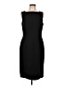 Talbots 100% Polyester Solid Black Cocktail Dress Size 12 - photo 1
