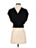 IRO Black Short Sleeve Blouse Size EU (FR) 36 / US 4 - photo 1