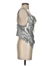 Kendall & Kylie 100% Polyester Silver Tank Top Size XS - photo 4