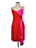 Milly Color Block Red Cocktail Dress Size 8 - photo 1