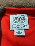CeCe 100% Polyester Solid Red Casual Dress Size XL - photo 7