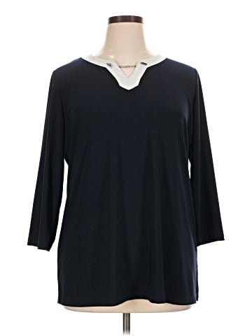 Anne Klein 3/4 Sleeve Top (view 1)
