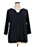 Anne Klein Black 3/4 Sleeve Top Size XL - photo 1