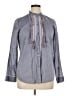 Gap 100% Cotton Gray Long Sleeve Blouse Size XL - photo 1