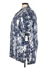 Sean John 100% Rayon Print Blue Short Sleeve Button-Down Shirt Size 3X - photo 5