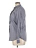 Gap 100% Cotton Gray Long Sleeve Blouse Size XL - photo 5