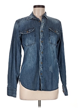 Blue Asphalt Long Sleeve Button Down Shirt