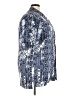 Sean John 100% Rayon Print Blue Short Sleeve Button-Down Shirt Size 3X - photo 4