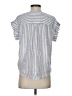 Rails Stripes Gray Short Sleeve Blouse Size XS - photo 2