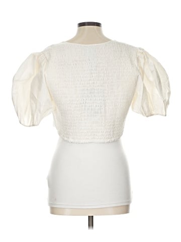 Cynthia Rowley Short Sleeve Silk Top (view 2)
