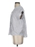 Rails Stripes Gray Short Sleeve Blouse Size XS - photo 5