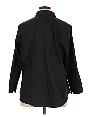 Riders by Lee 3/4 Sleeve Button-Down Shirt (view 2)