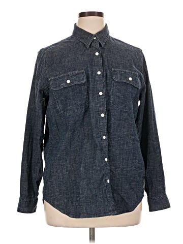 Lands' End Long Sleeve Button-Down Shirt (view 1)