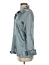 Time Out Metallic Silver Long Sleeve Blouse Size 2 - photo 5