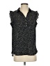 Anne Klein 100% Polyester Polka Dots Black Sleeveless Blouse Size S - photo 1