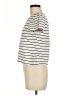 Adrienne Vittadini Stripes Ivory Short Sleeve Turtleneck Size M - photo 5