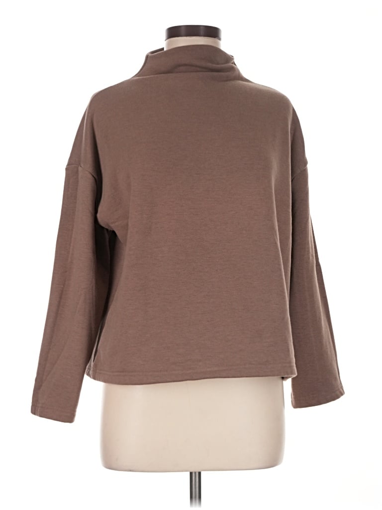 Pre-owned Unbranded Turtleneck Sweater In Brown