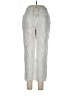 Joie Stripes Silver Casual Pants Size L - photo 2