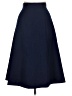 Panther 100% Polyester Solid Blue Formal Skirt Size 7 - photo 1