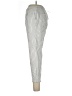Joie Stripes Silver Casual Pants Size L - photo 5