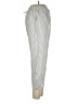 Joie Stripes Silver Casual Pants Size L - photo 4