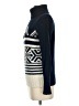 J.Crew Chevron-herringbone Blue Wool Pullover Sweater Size XXS - photo 5