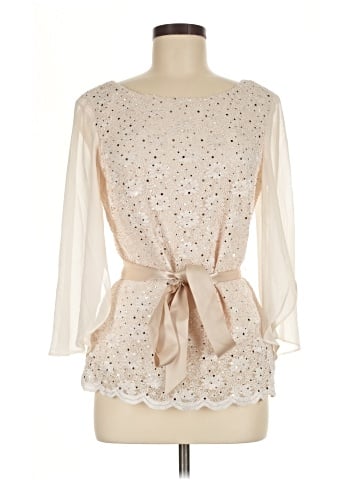 Connected Apparel 3/4 Sleeve Blouse (view 1)