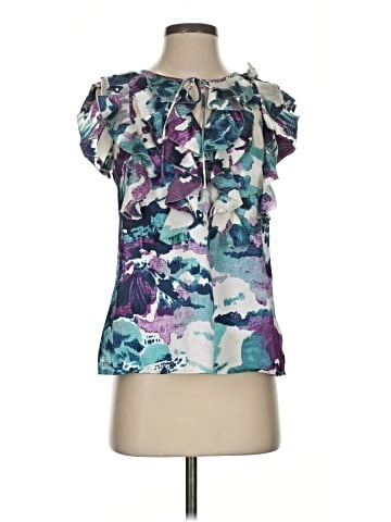 Attention Short Sleeve Blouse (view 1)