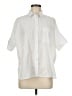 Madewell Solid White Short Sleeve Button-Down Shirt Size M - photo 1