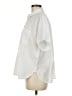 Madewell Solid White Short Sleeve Button-Down Shirt Size M - photo 5