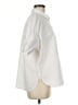 Madewell Solid White Short Sleeve Button-Down Shirt Size M - photo 4