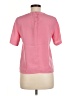 Talbots 100% Polyester Pink Short Sleeve Blouse Size 6 Petite - photo 2