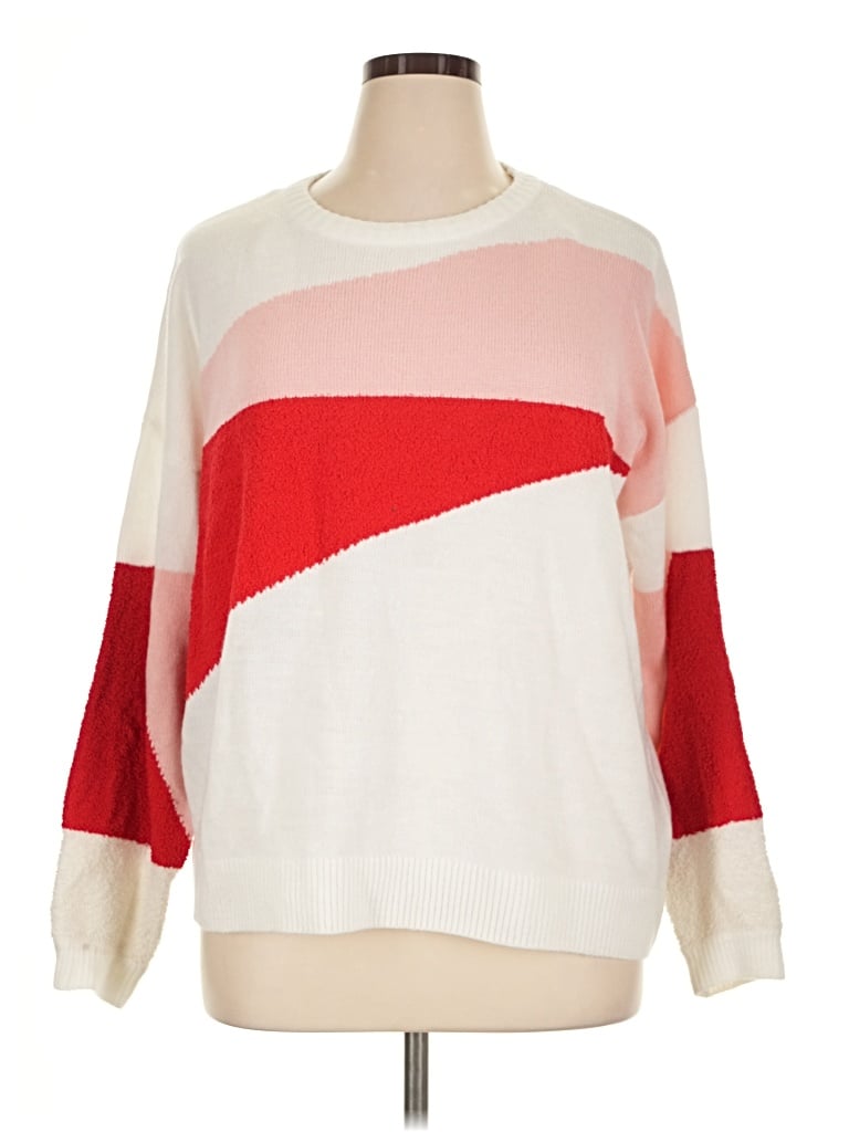 Pre-owned Andree By Unit Pullover Sweater In White